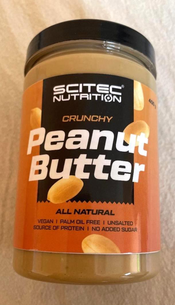 Fotografie - Peanut Butter Crunchy All Natural Scitec Nutrition