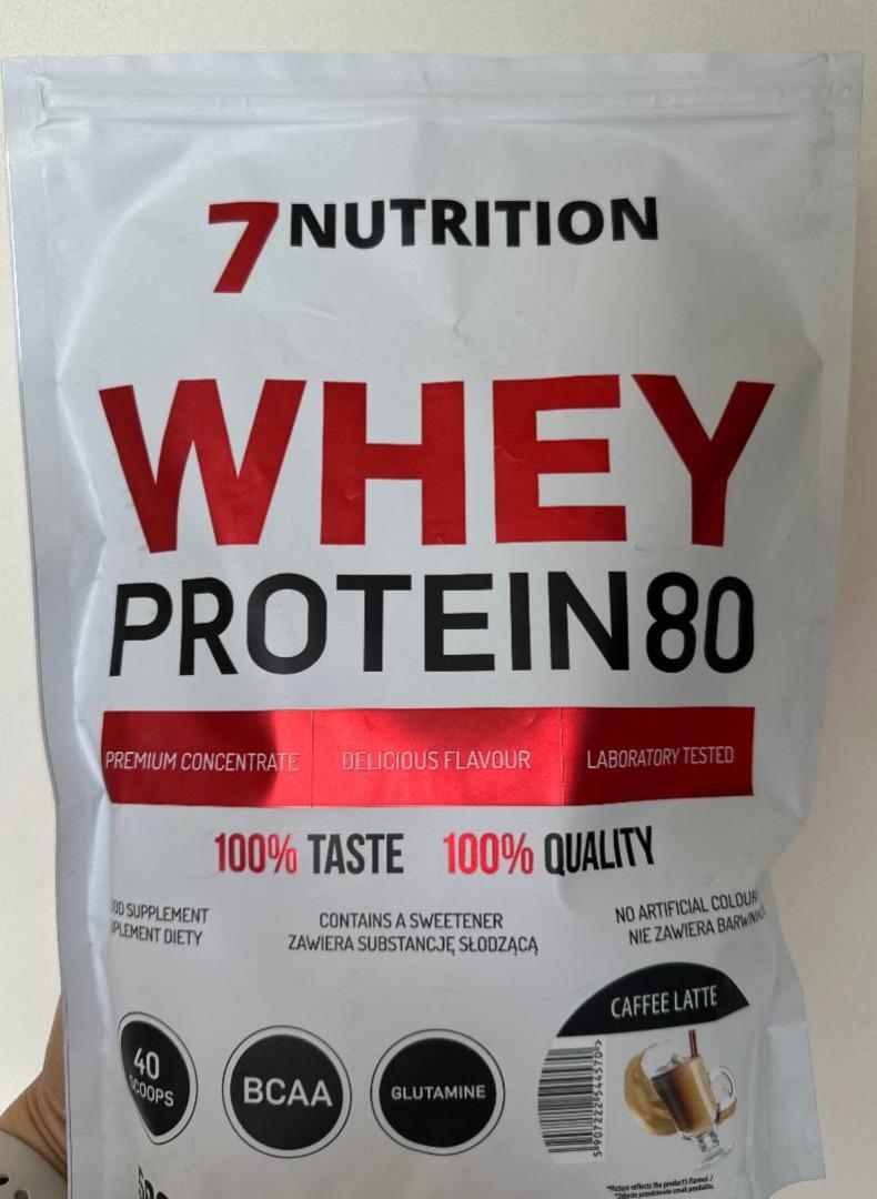 Fotografie - Whey Protein 80 Caffee Latte 7Nutrition