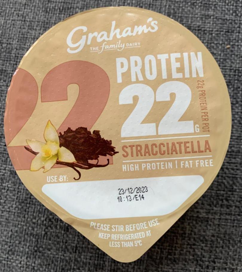 Fotografie - Stracciatella Protein Quark Graham's The Family Dairy