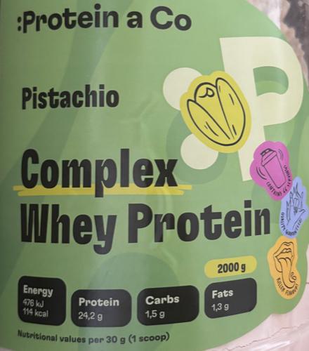 Fotografie - Complex whey protein pistachio Protein a Co