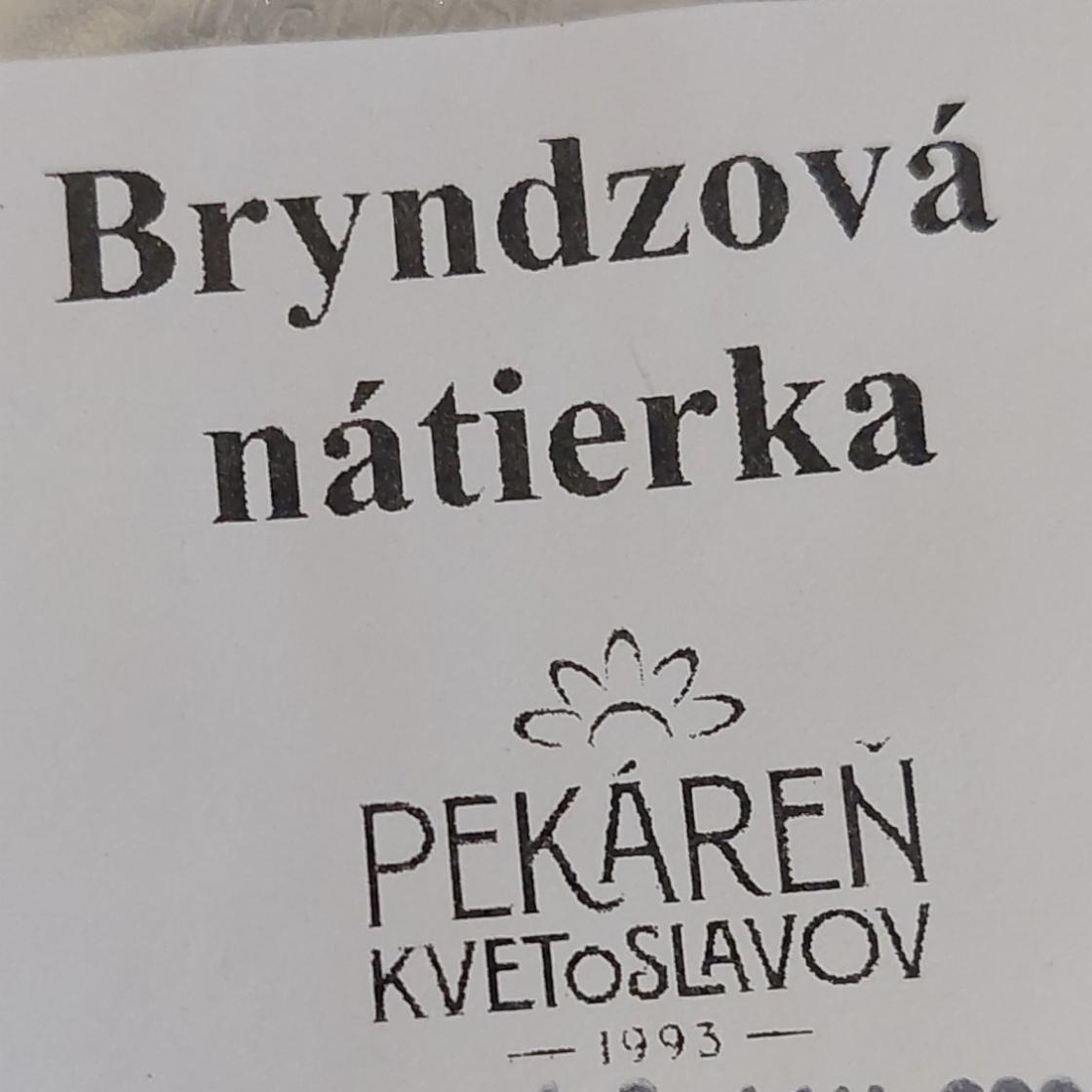 Fotografie - Bryndzová nátierka Pekáreň Kvetoslavov