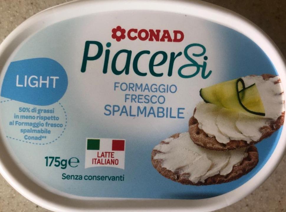 Fotografie - PiacerSi Formaggio fresco spalmabile light Conad