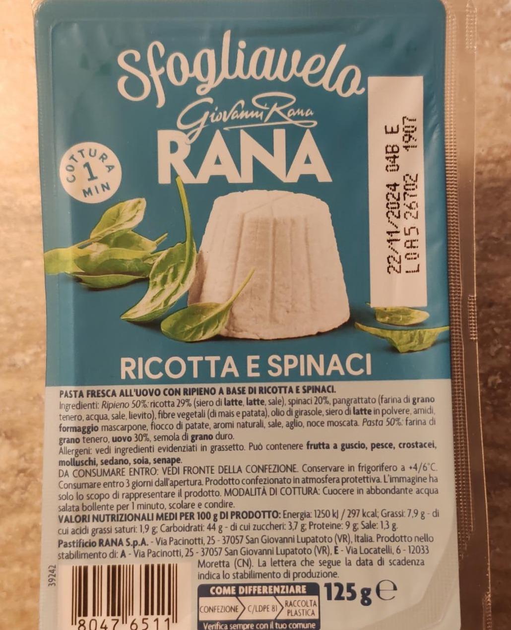 Fotografie - Sfogliavelo Ricotta e spinaci Rana