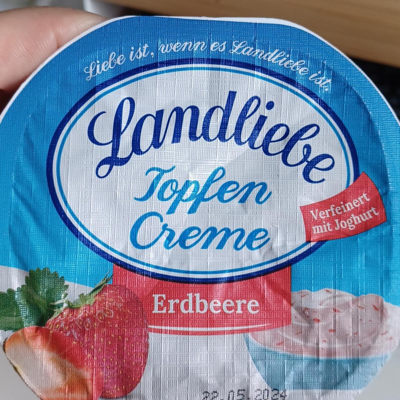 Fotografie - Topfen Creme Erdbeere Landliebe