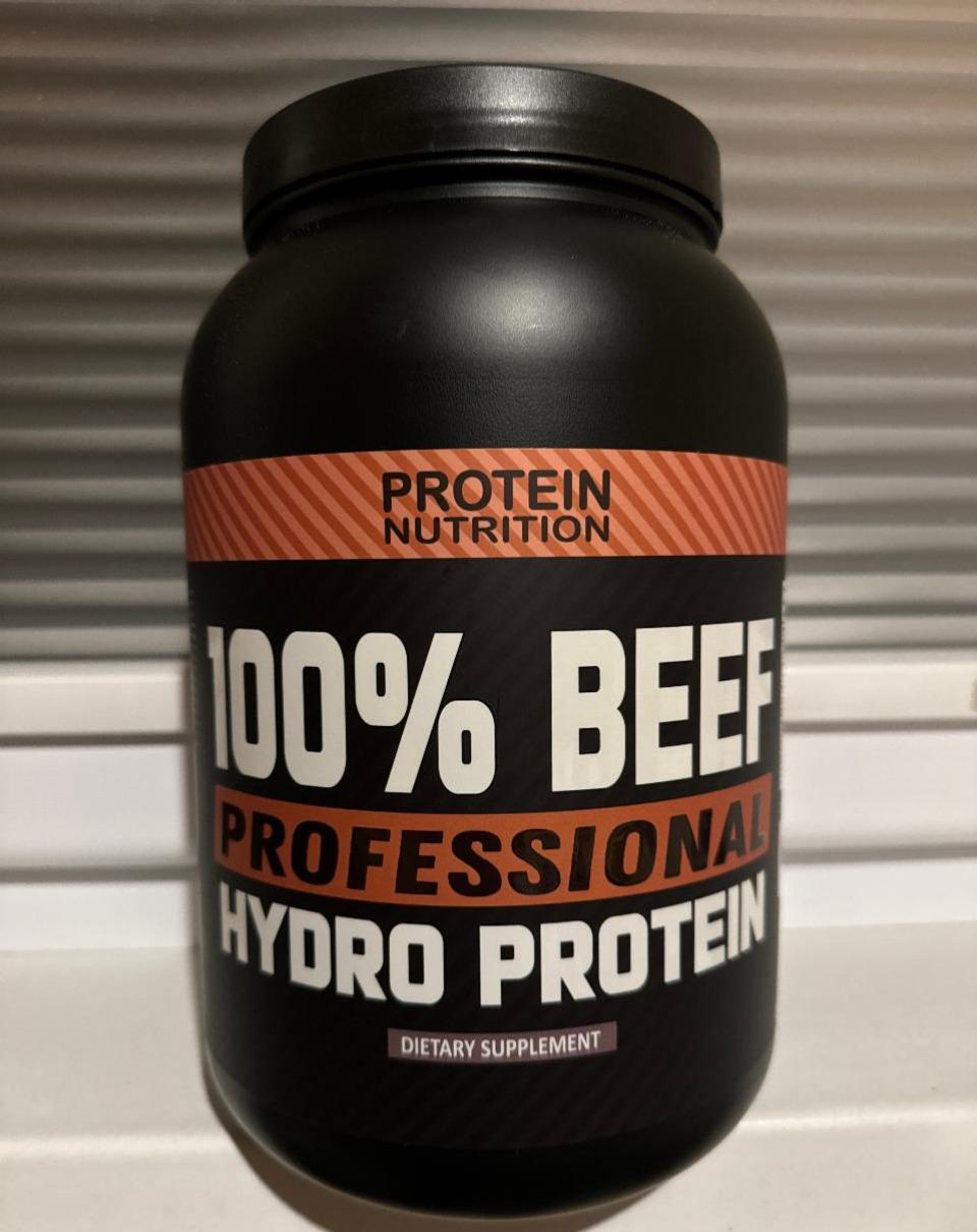 Fotografie - 100% Beef Professional Hydro Protein Cherry Protein Nutrition