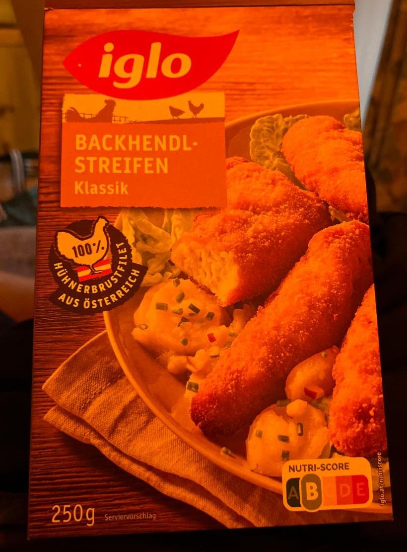 Fotografie - Backhendlstreifen Iglo