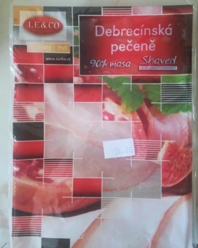 Fotografie - Debrecínská pečeně LE & CO 90% masa