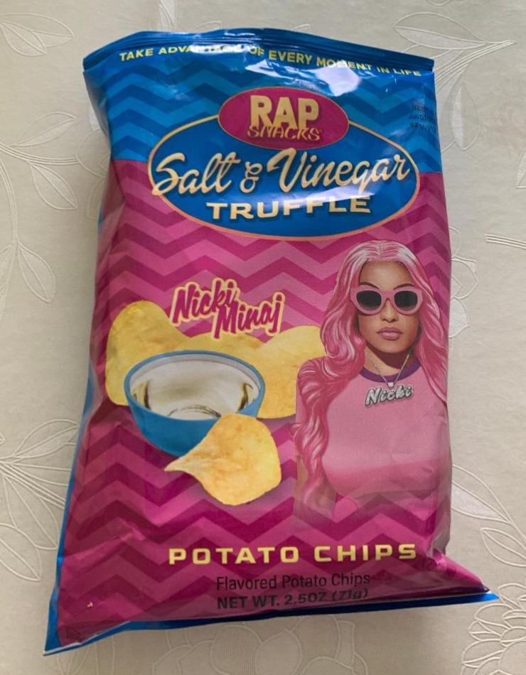 Fotografie - Rap Snacks Nicki Minaj Salt & Vinegar Truffle Potato Chips