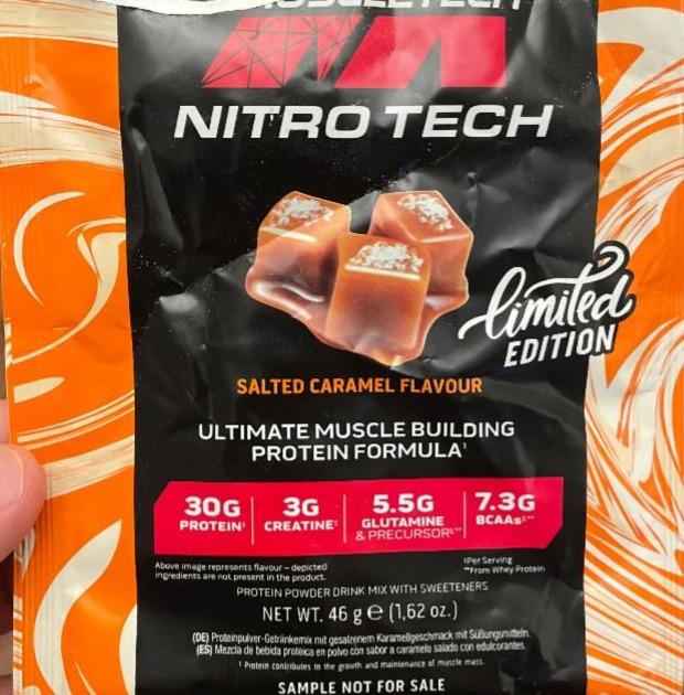 Fotografie - Nitrotech salted caramel Muscletech