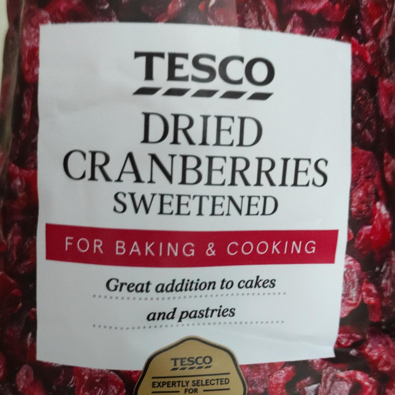 Fotografie - Dried Cranberries sweetened Tesco