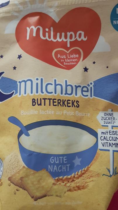 Fotografie - Milchbrei Butterkeks Gute Nacht Milupa