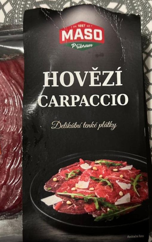 Fotografie - Hovězí carpaccio Uzeniny Příbram