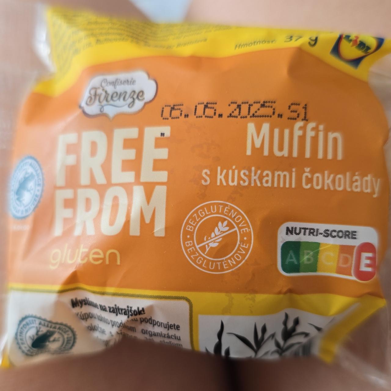 Fotografie - Muffin s kúskami čokolády Free From gluten Confiserie Firenze