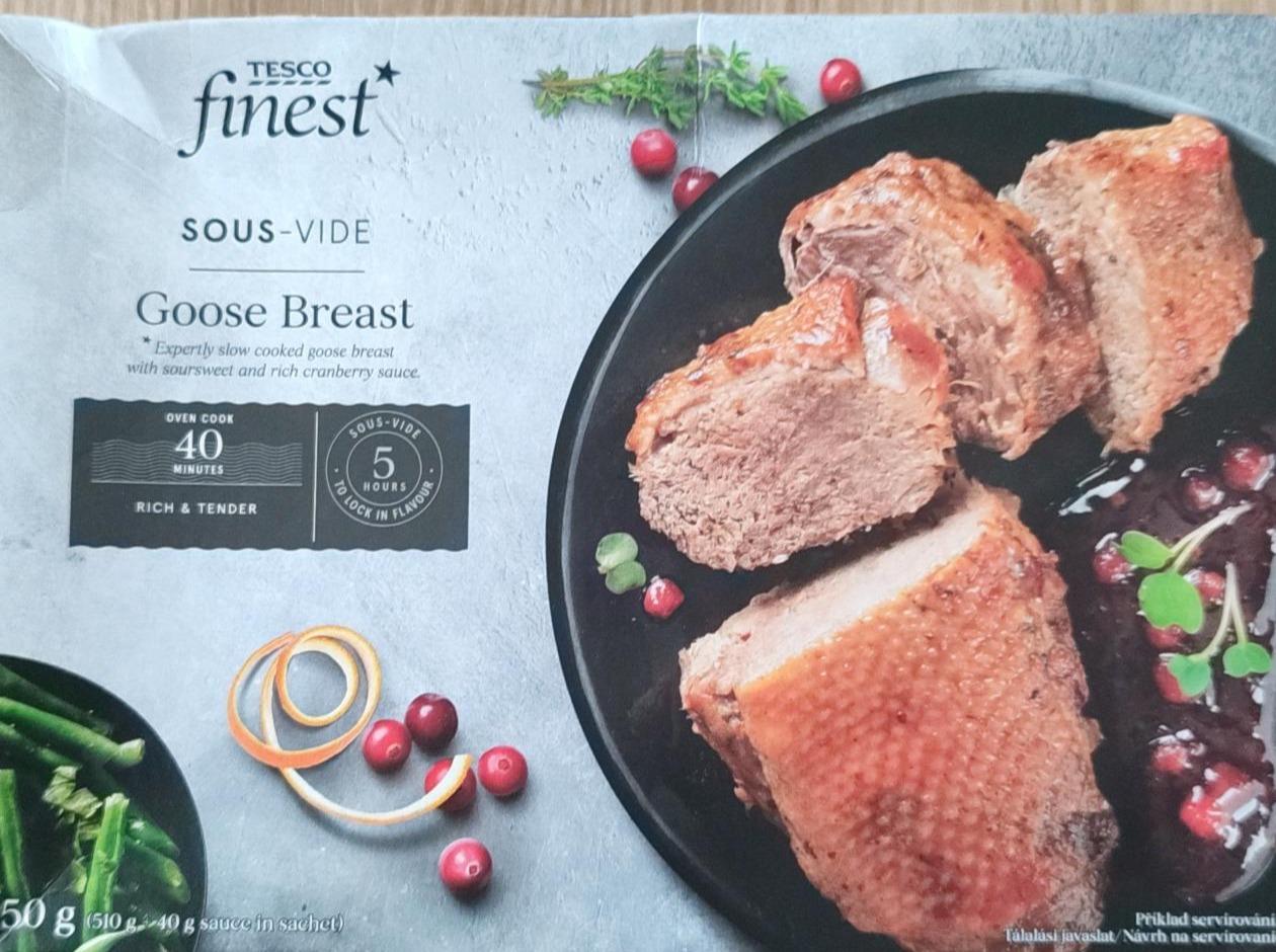 Fotografie - Goose Breast Sous-vide Tesco finest