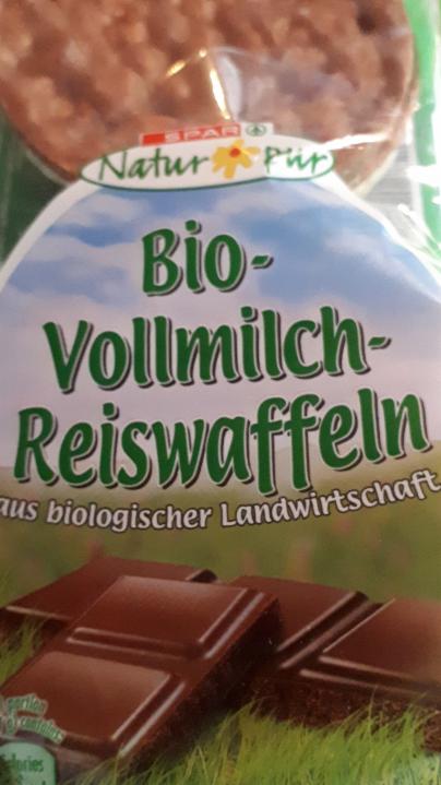 Fotografie - BIO Vollmilch Reiswaffeln Spar Naturpur