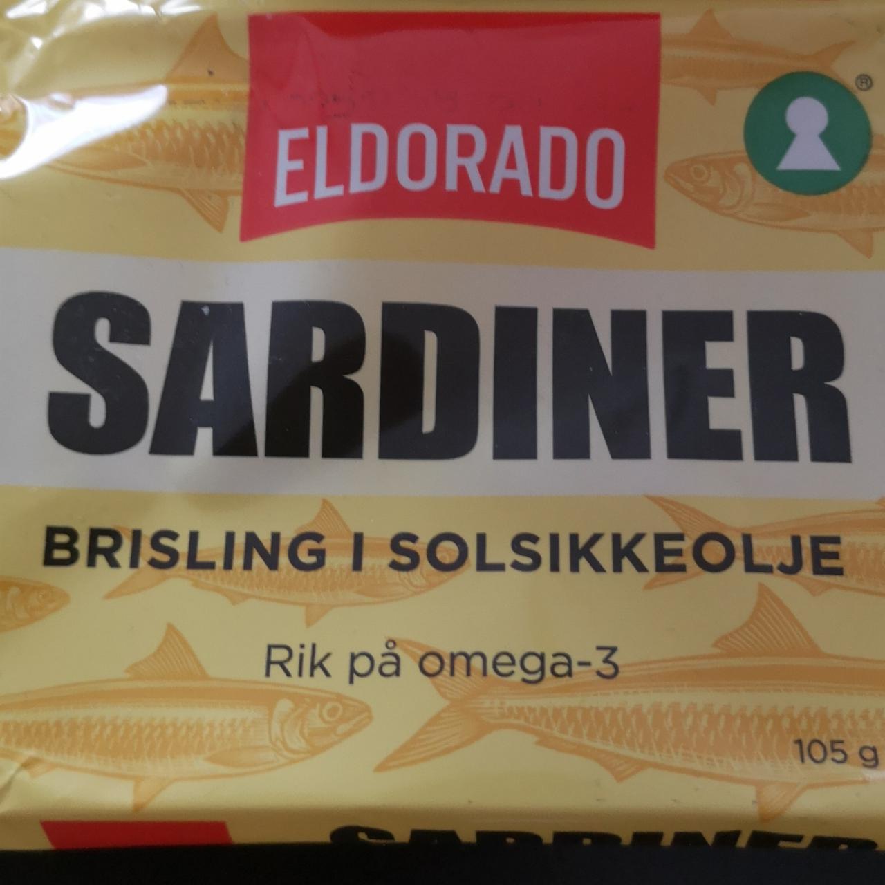 Fotografie - Sardiner brisling i solsikkeolje Eldorado