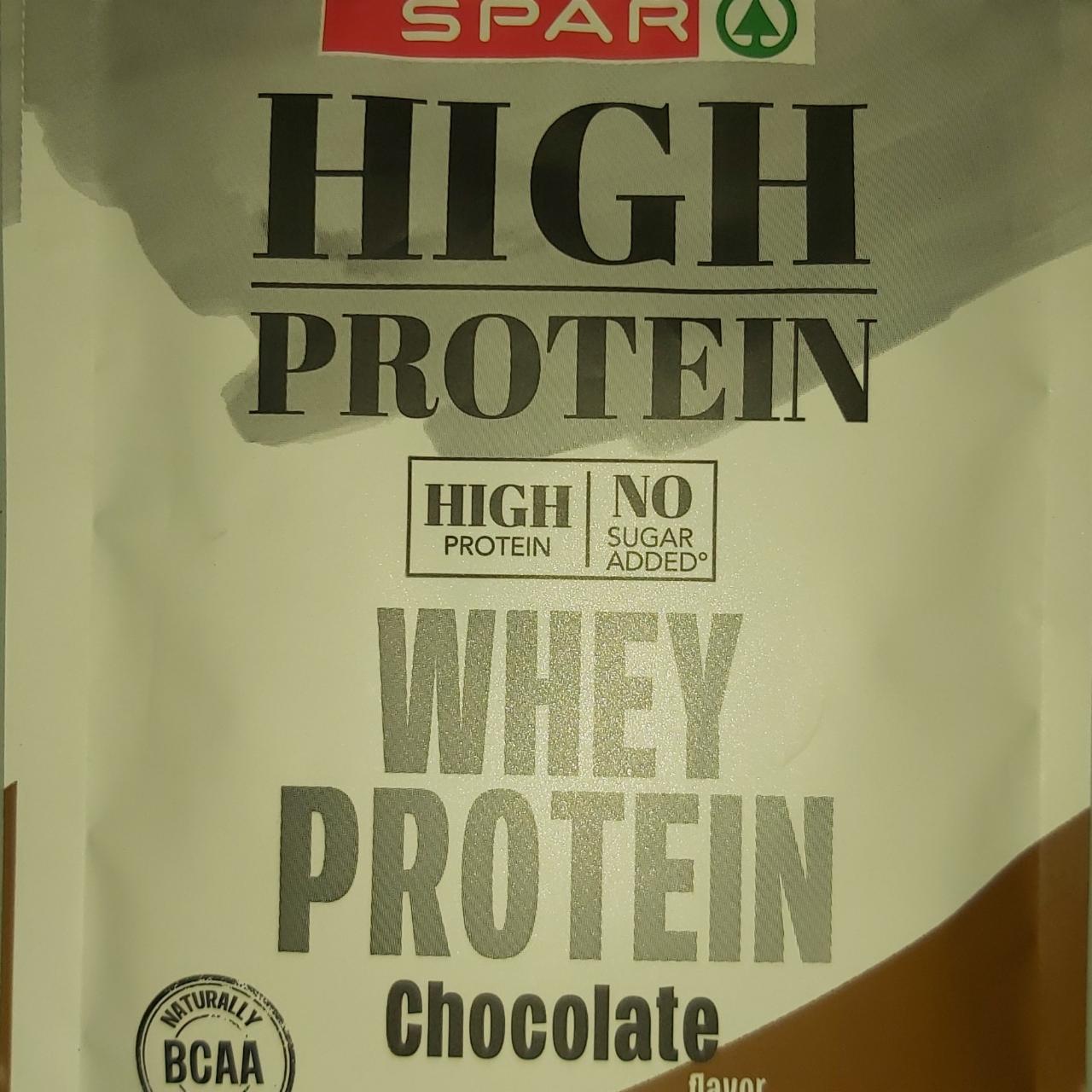 Fotografie - High Protein Whey Protein Chcocolate Spar