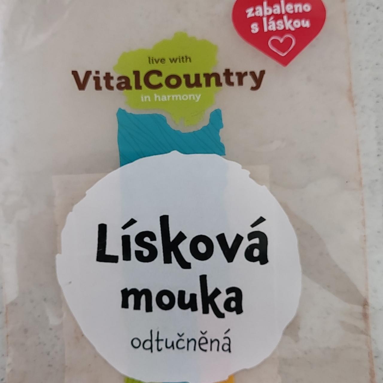 Fotografie - Lísková mouka odtučněná VitalCountry