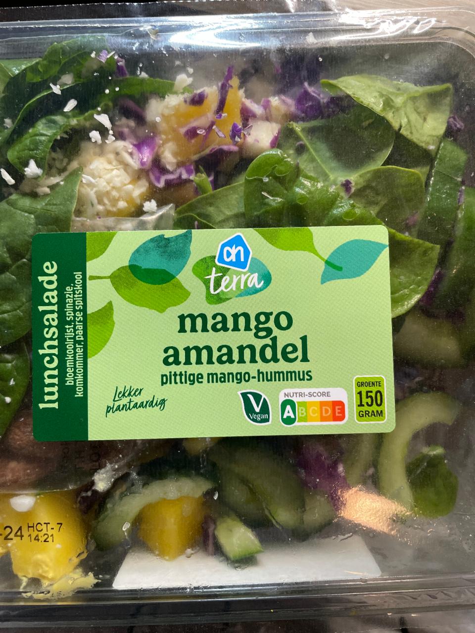 Fotografie - mango amandel lunchsalade ah terra