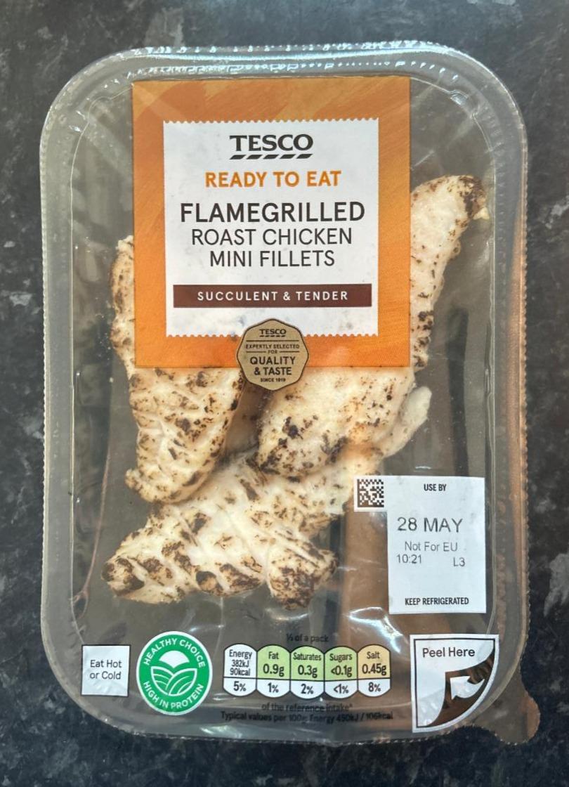 Fotografie - Flamegrilled Roast Chicken Mini Fillets Tesco