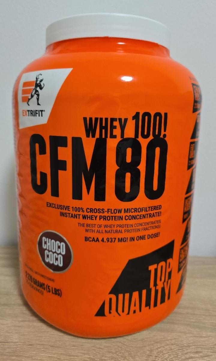 Fotografie - Whey 100! CFM 80 Choco Coco Extrifit