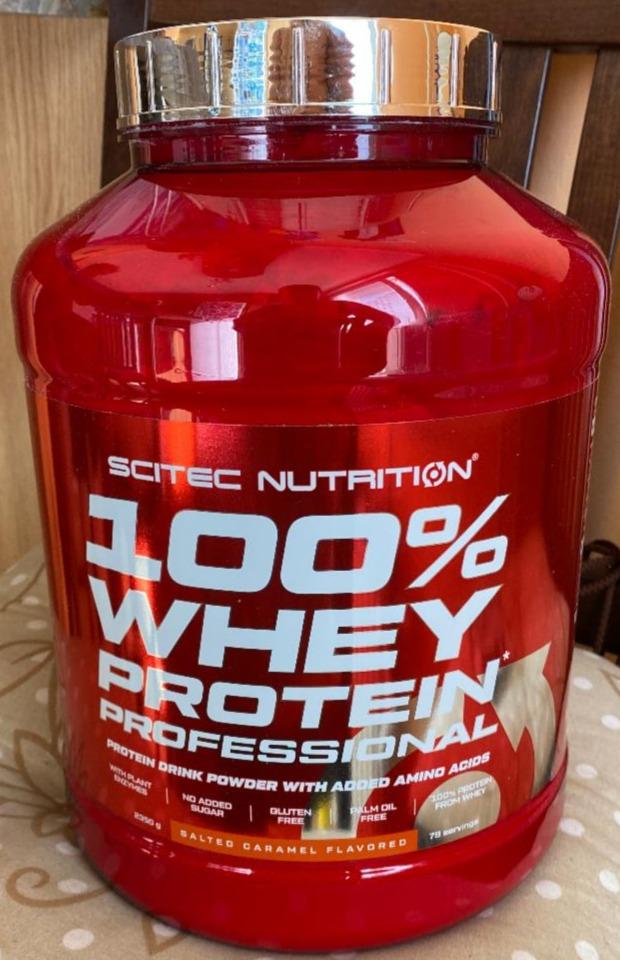 Fotografie - 100% whey protein salted caramel Scitec Nutrition