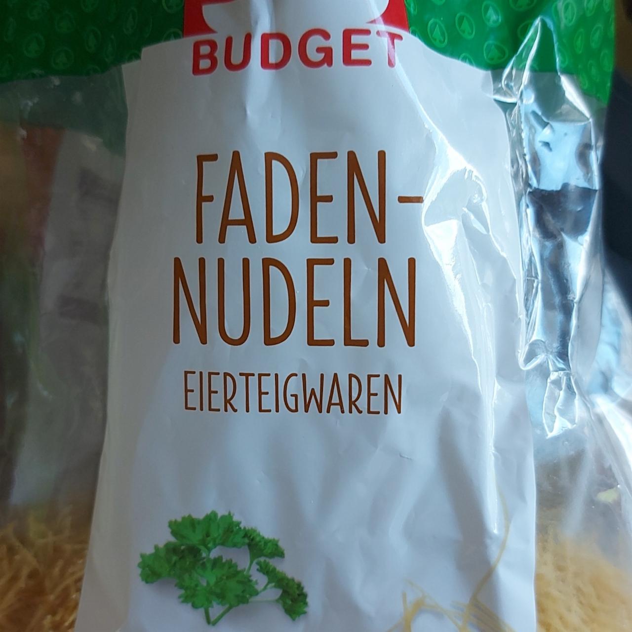 Fotografie - Eierteigwaren Fadennudeln S Budget