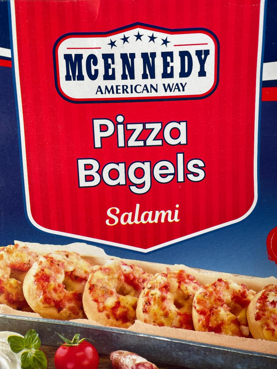 Pizza Bagels nutričné kJ - Salami kalórie, hodnoty a McEnnedy