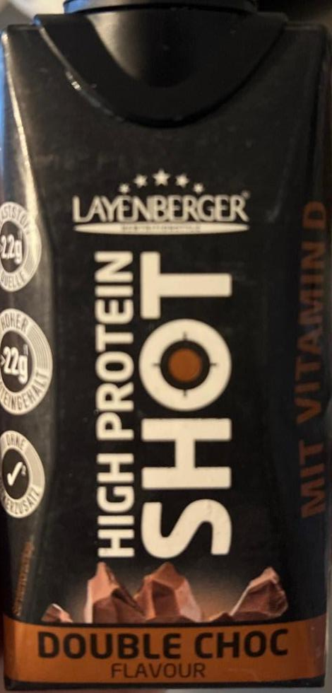 Fotografie - High protein Shot Double Choc Layenberger