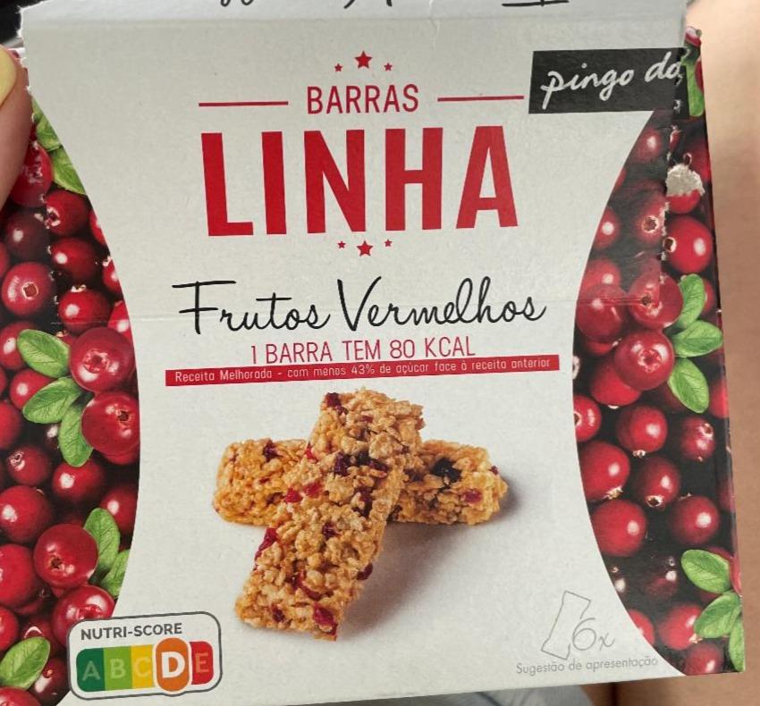 Fotografie - Barras Linha Frutos Vermelhos Pingo doce