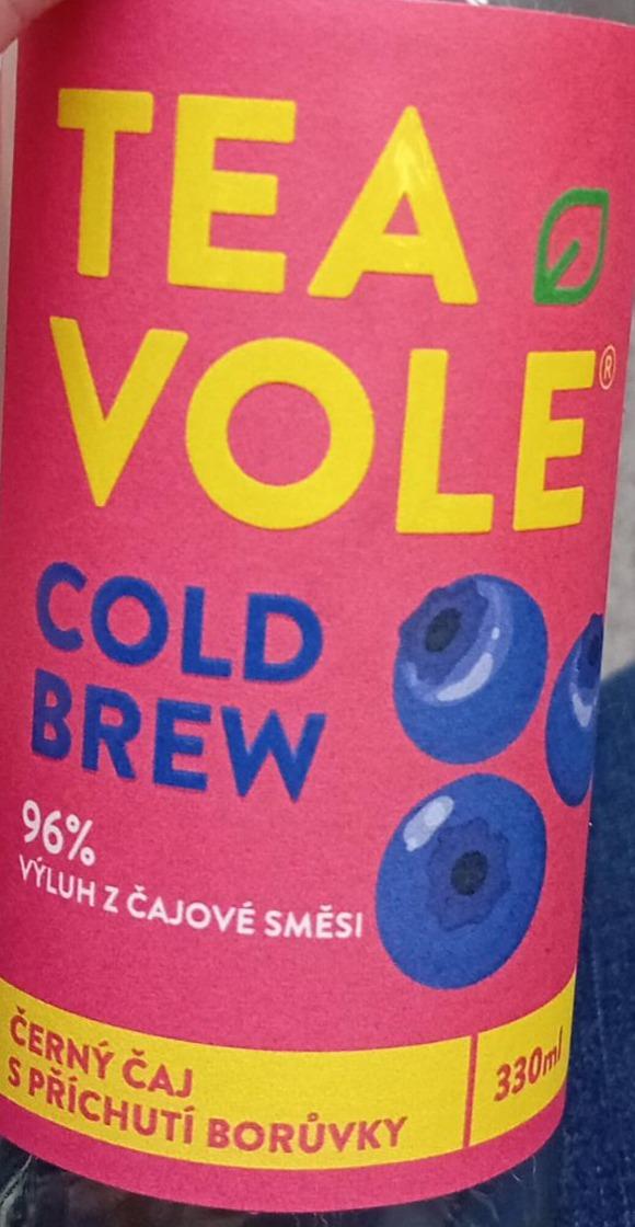 Fotografie - Cold brew černý čaj s příchutí borůvky Tea Vole