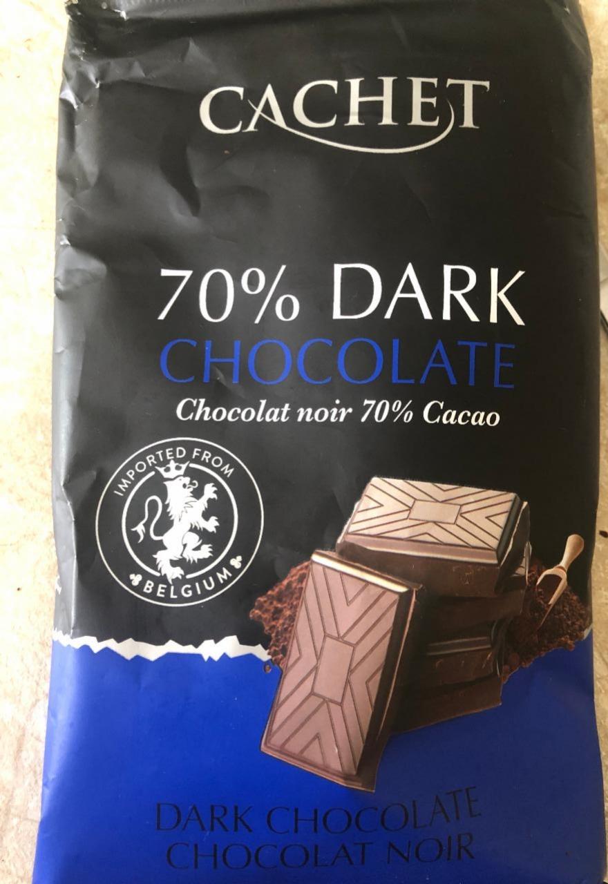 Fotografie - Dark Chocolate 70% Cachet