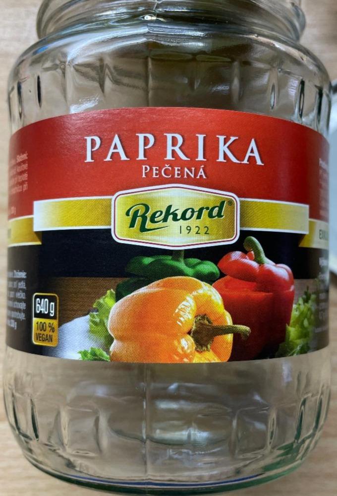 Fotografie - Paprika pečená Rekord