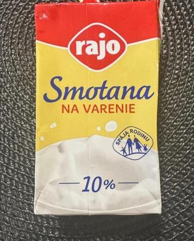 Fotografie - Smotana na varenie 10% Rajo