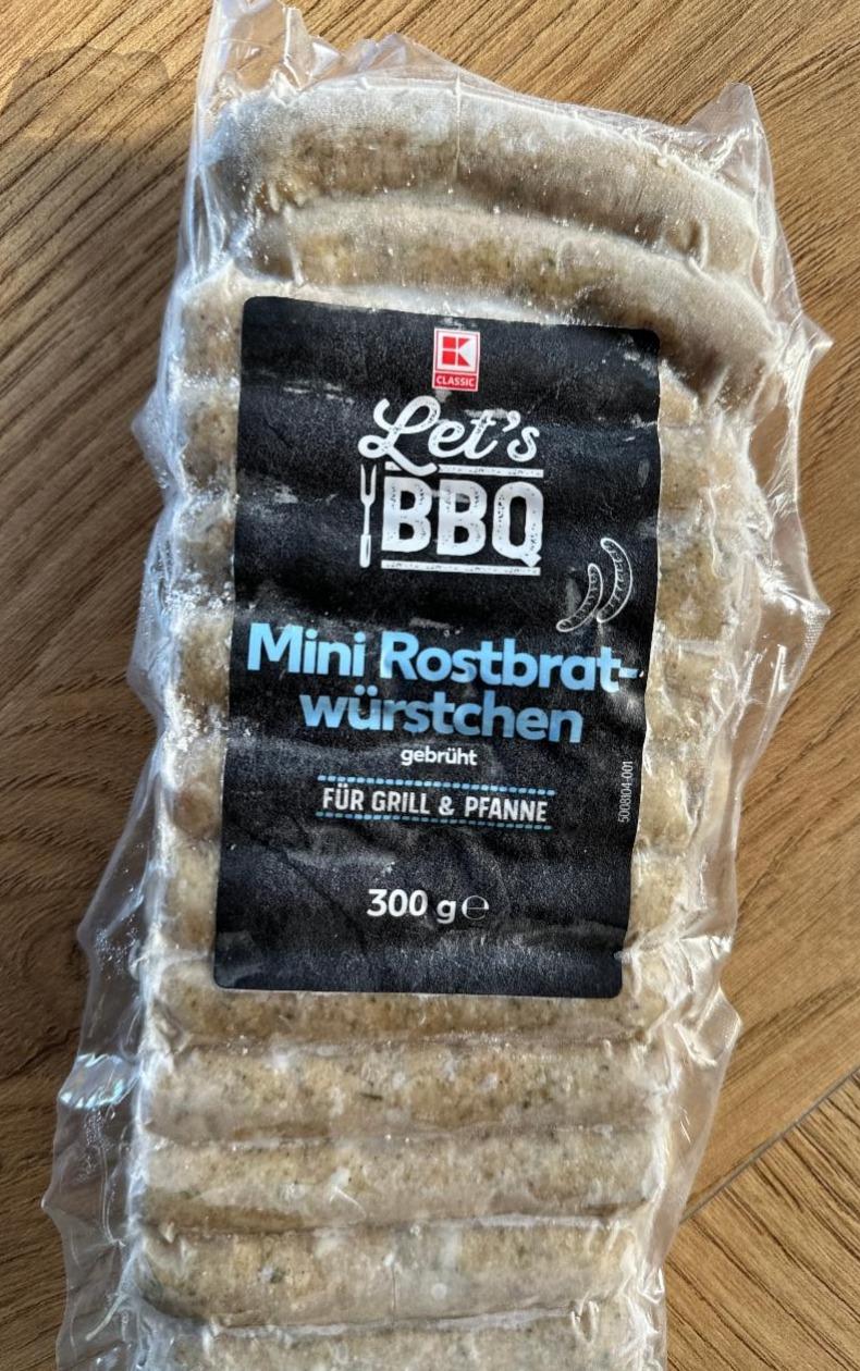 Fotografie - Let's BBQ Mini Rostbrat-würstchen K-Classic