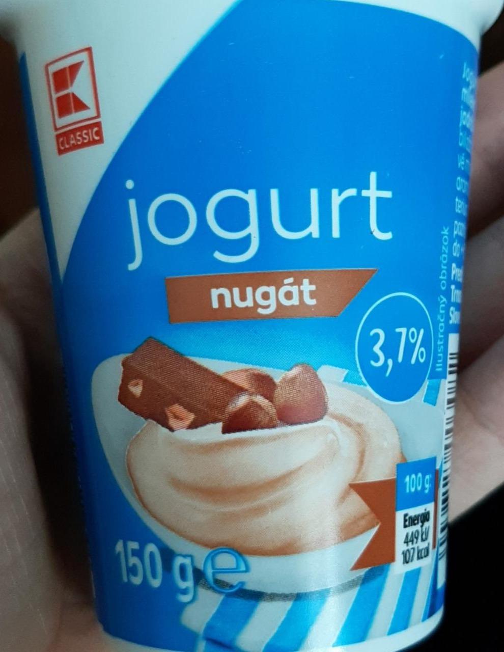 Fotografie - Jogurt nugát K-Classic