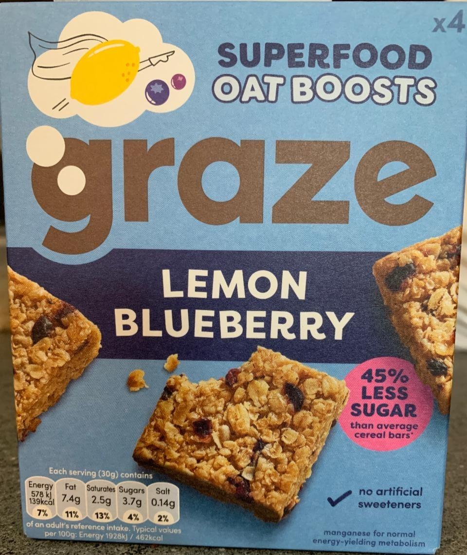 Fotografie - Lemon Blueberry Superfood Oat Bites Graze