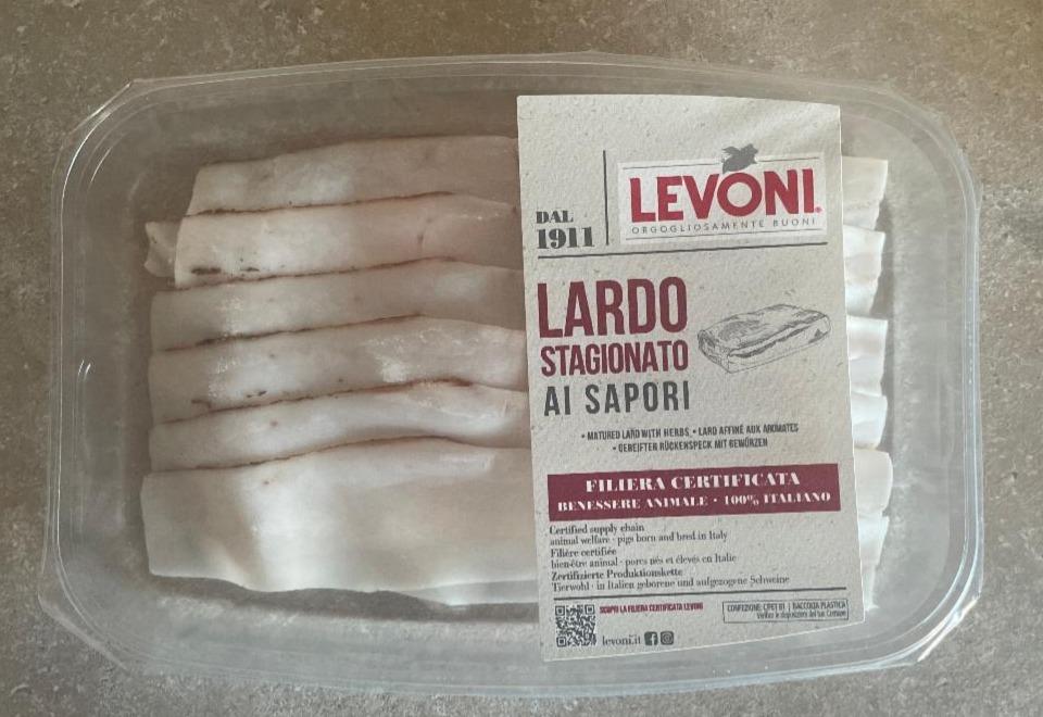 Fotografie - Lardo Stagionato ai sapori Levoni