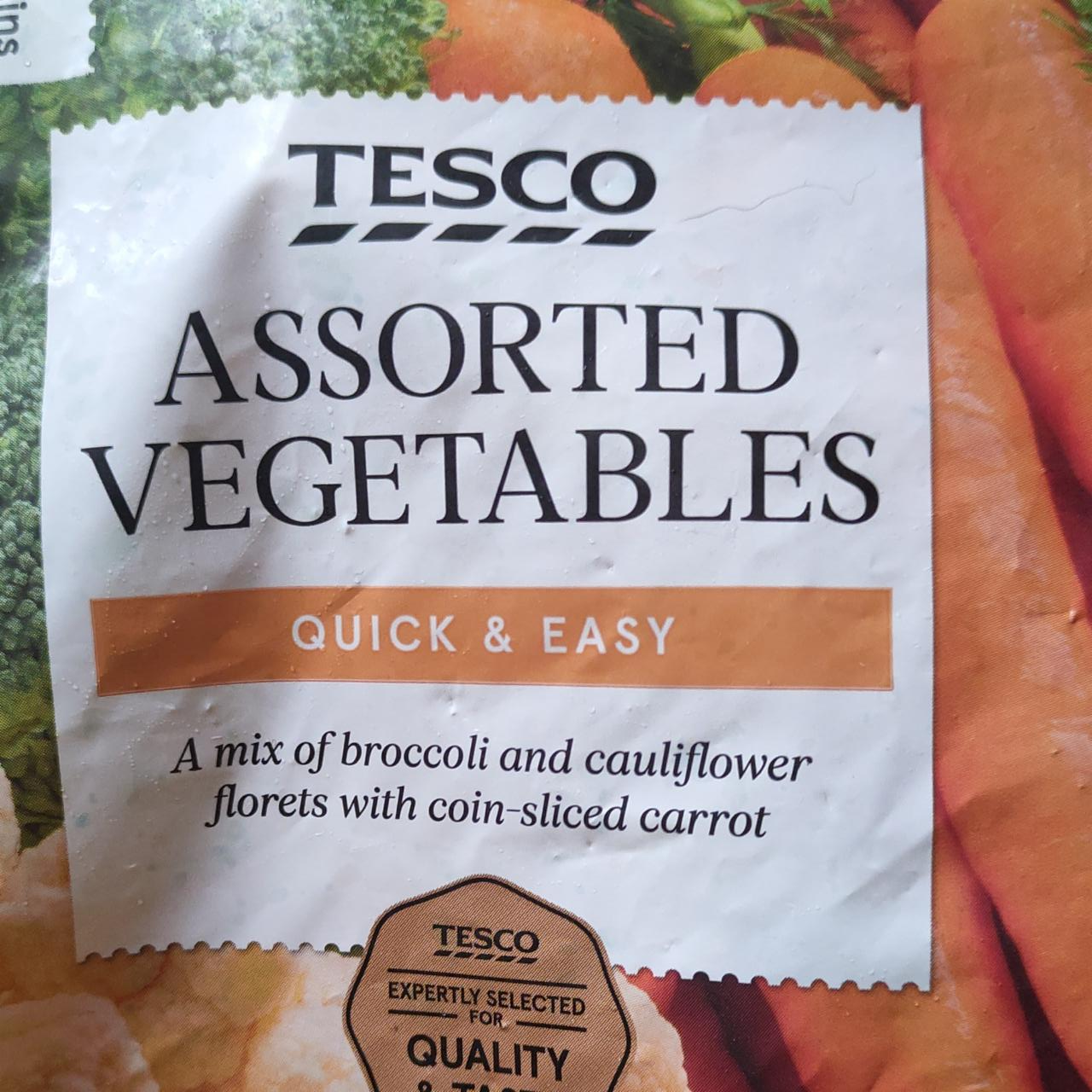 Fotografie - Assorted vegetables quick&easy Tesco