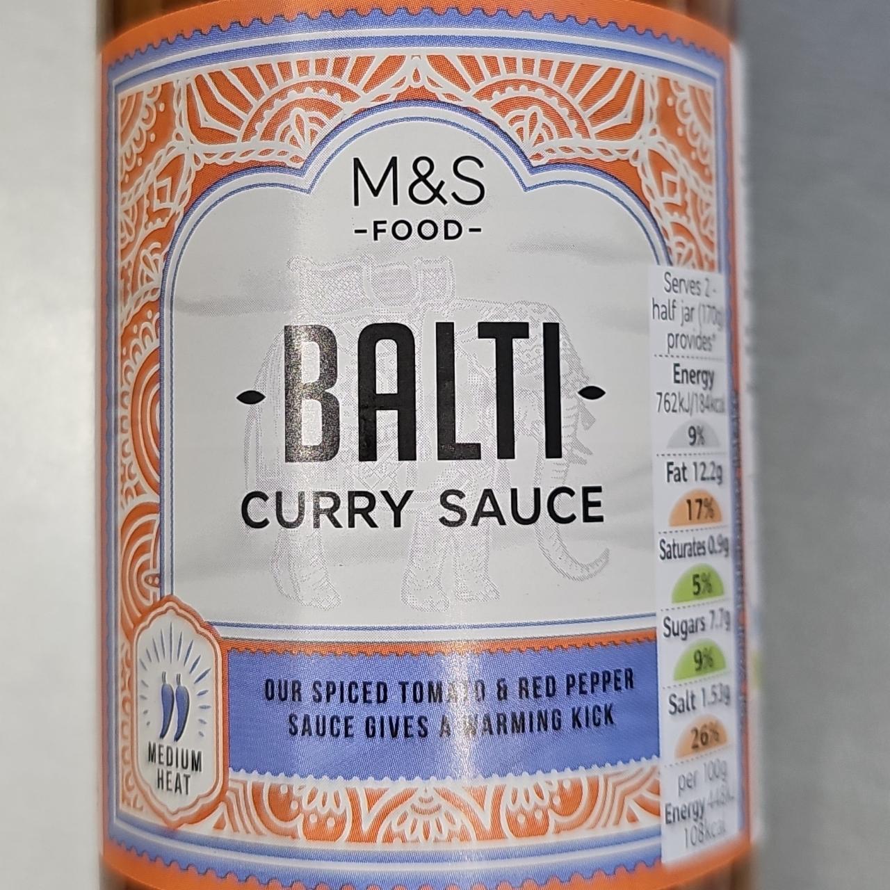 Fotografie - Balti curry sauce M&S Food