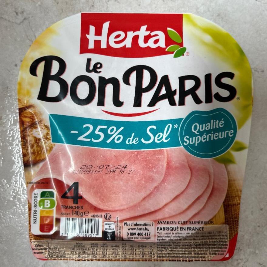 Fotografie - Le Bon Paris Jambon cuit Herta