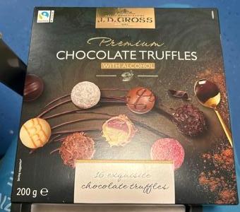 Fotografie - Premium Chocolate Truffles with Alcohol J. D. Gross