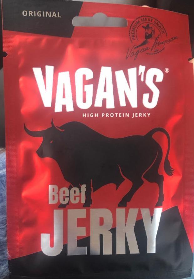 Fotografie - Beef jerky original Vagan's