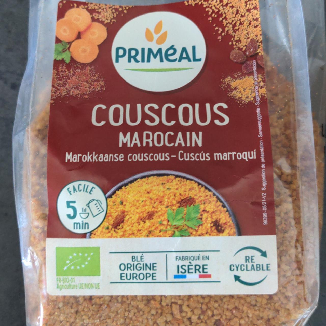 Fotografie - Couscous Marocain Priméal