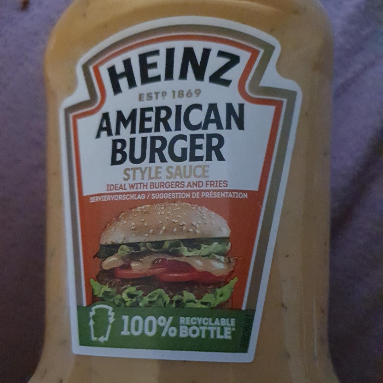 Fotografie - American burger style sauce Heinz