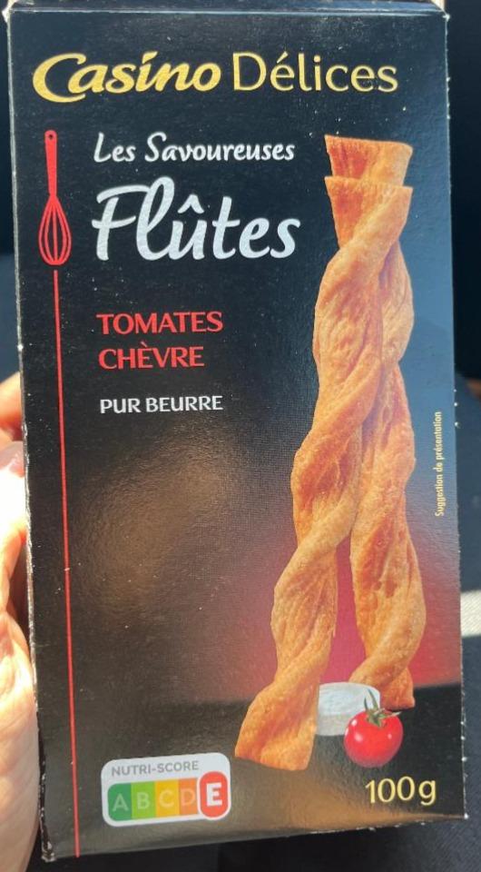 Fotografie - Les Savoureuses Flutes Tomate Chevre Casino Délices