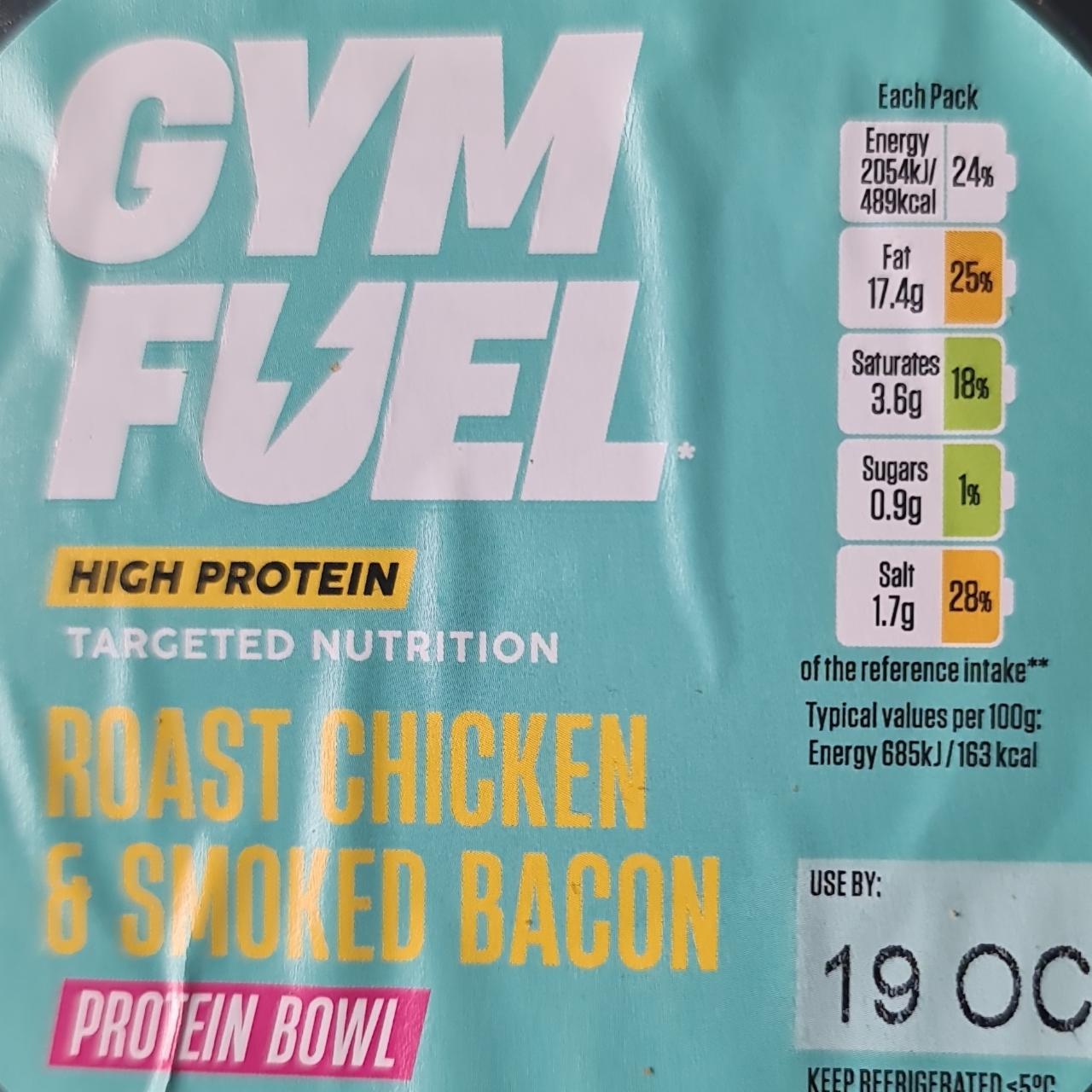 Fotografie - Roast Chicken & Smoked Bacon Protein Bowl Gym Fuel