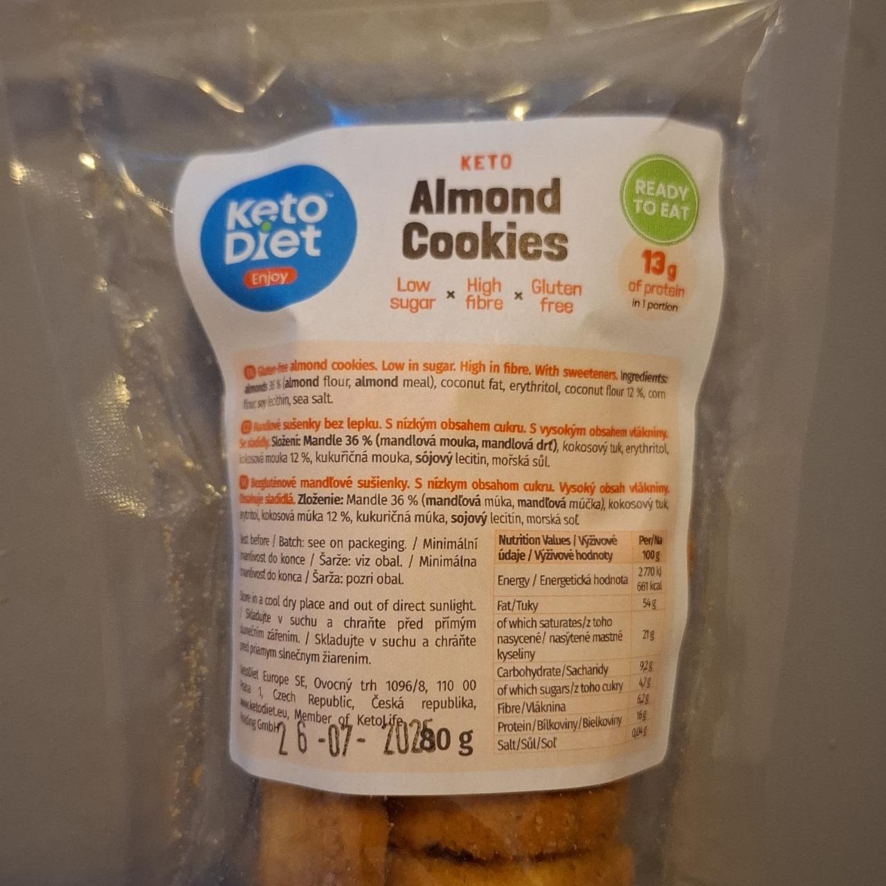 Fotografie - Almond Cookies Keto Diet