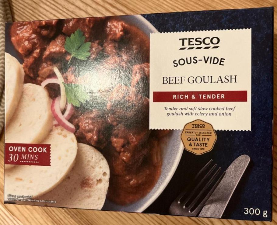 Fotografie - Beef Goulash Sous-Vide Tesco