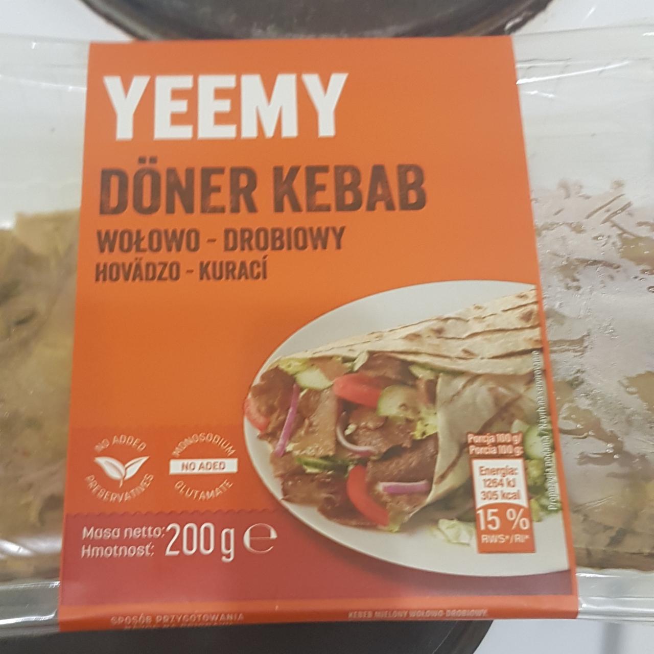 Fotografie - Döner kebab wołowo drobiowy Yeemy